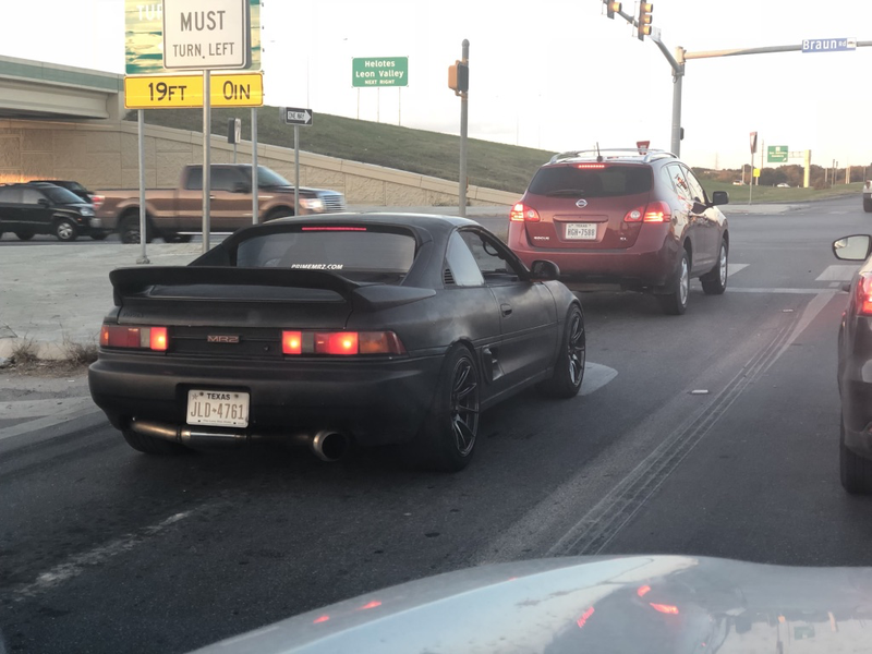 This rattle can primer MR2 is one my favorite things that I saw on the road all year.